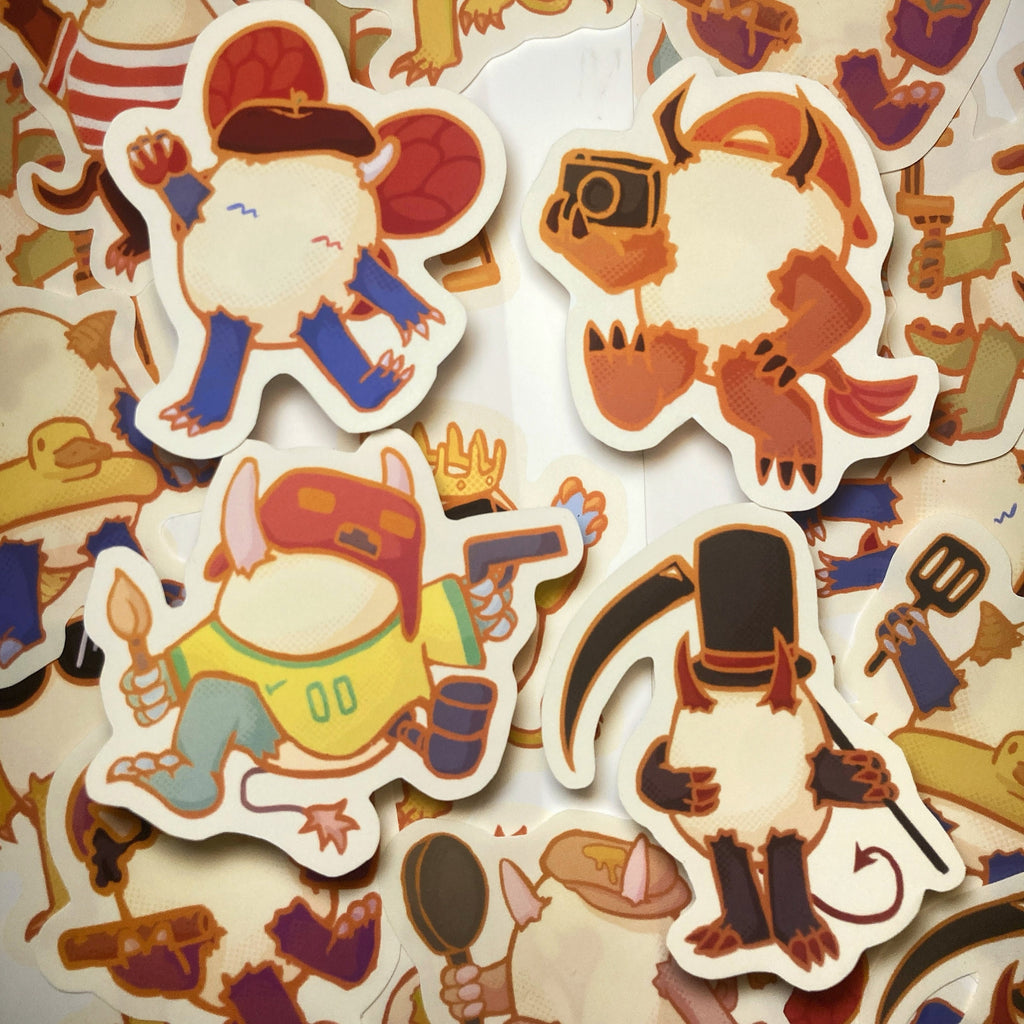QSMP inspired Egg Stickers