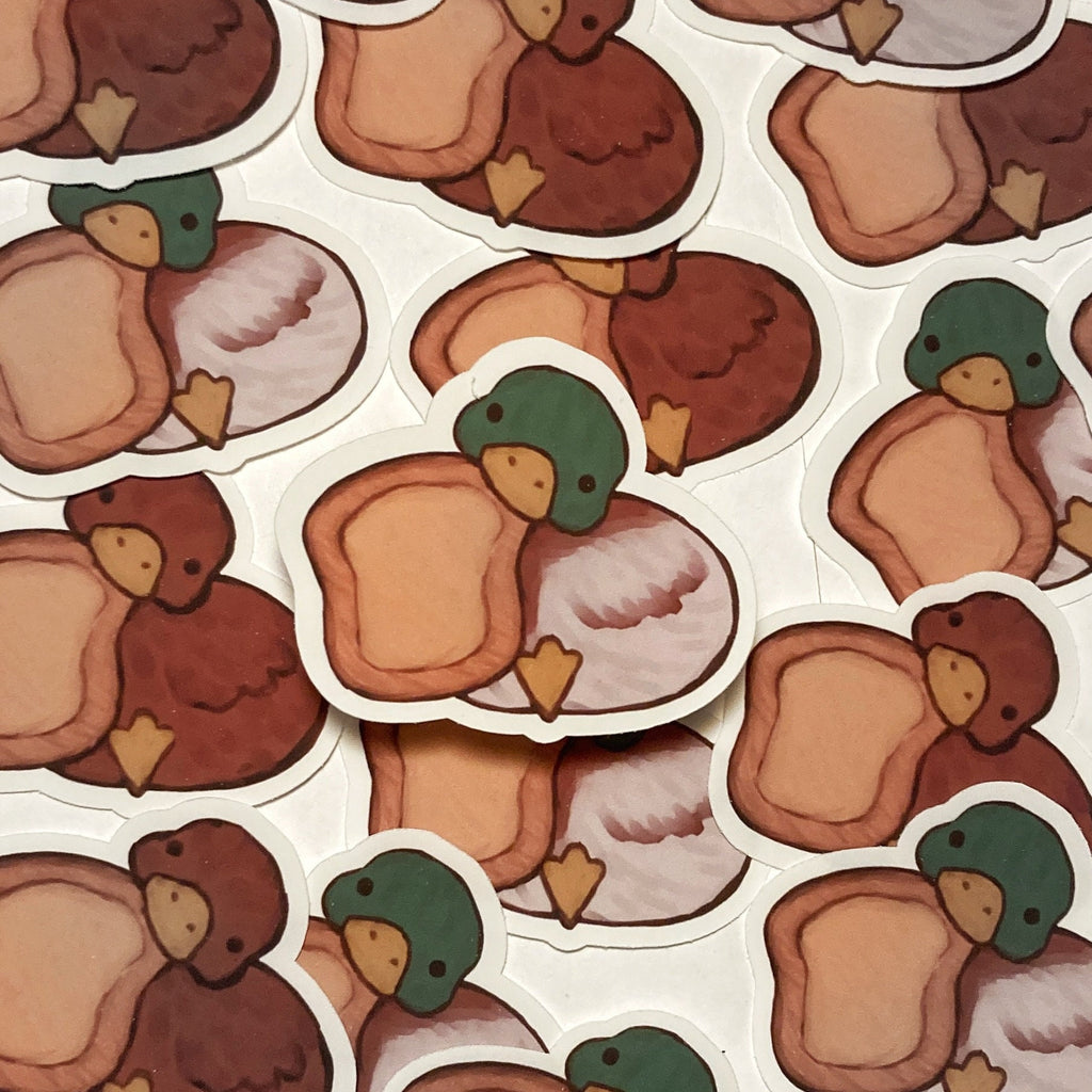 Duck with Bread Sticker