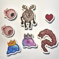 Terraria inspired Boss Stickers