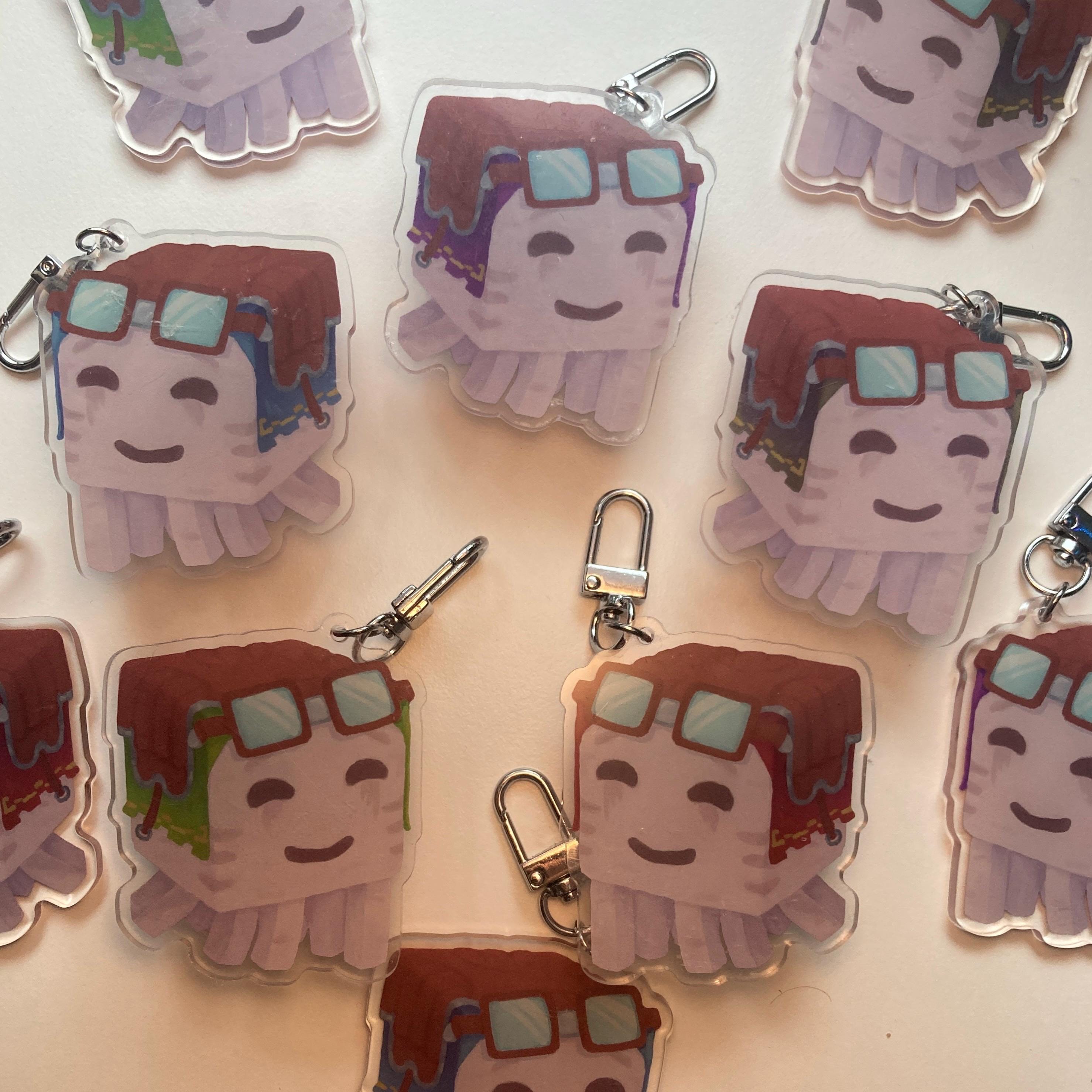 Happy Ghast inspired Acrylic Keychain