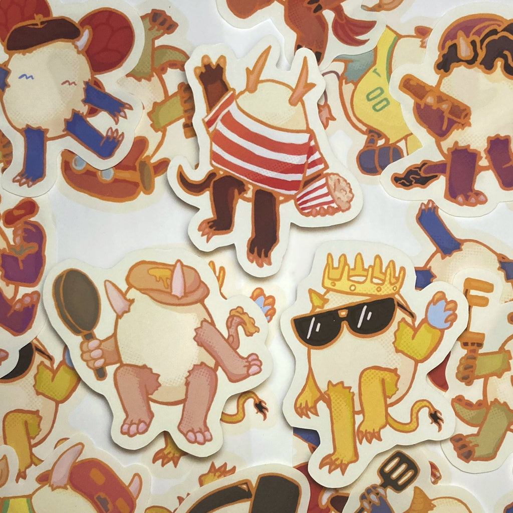 QSMP inspired Egg Stickers