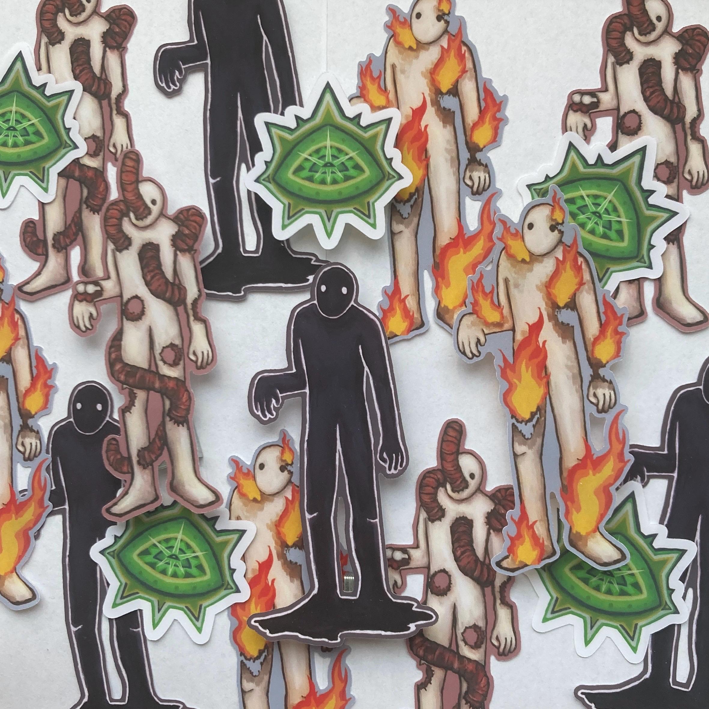 TMA inspired entity stickers