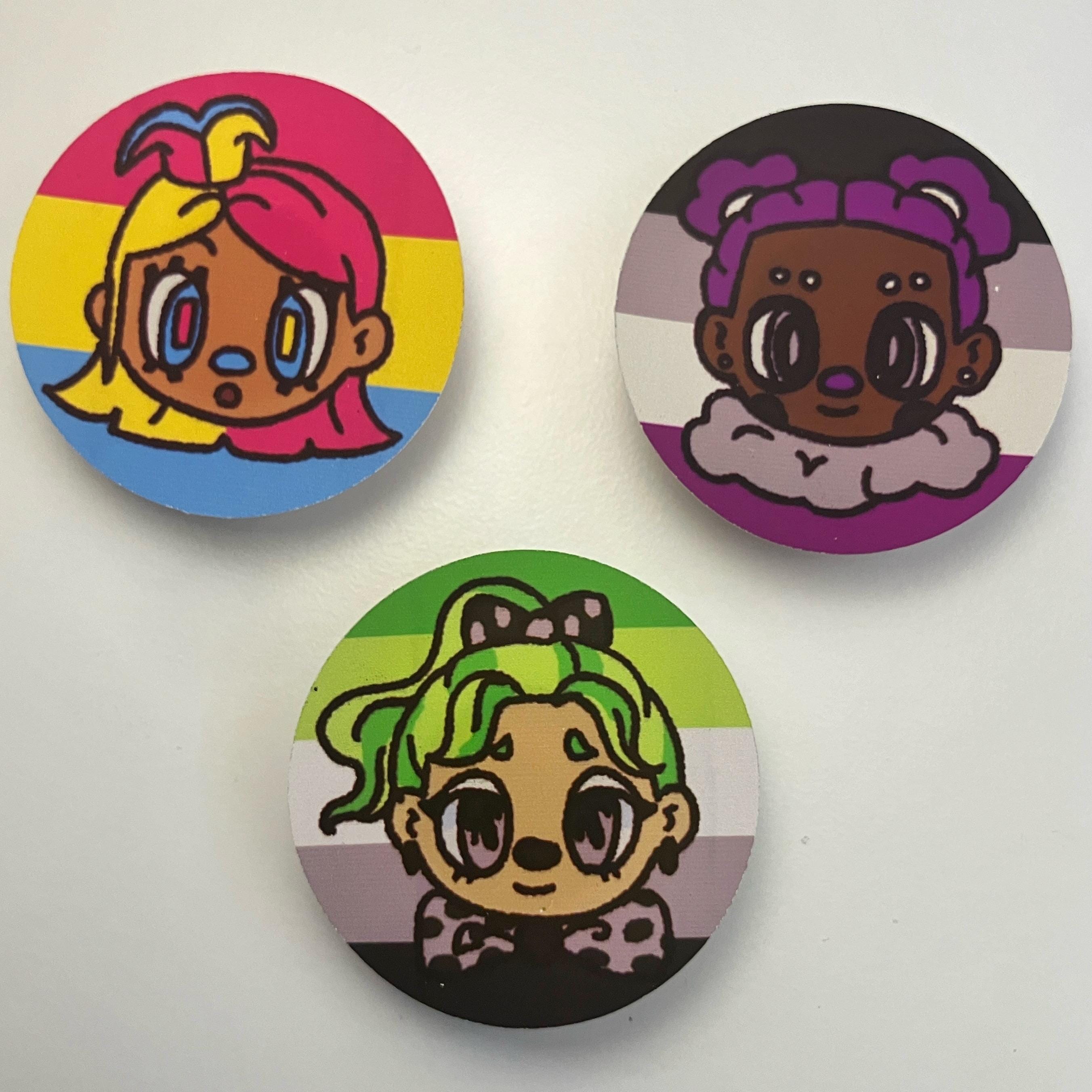 Pride Clown Stickers