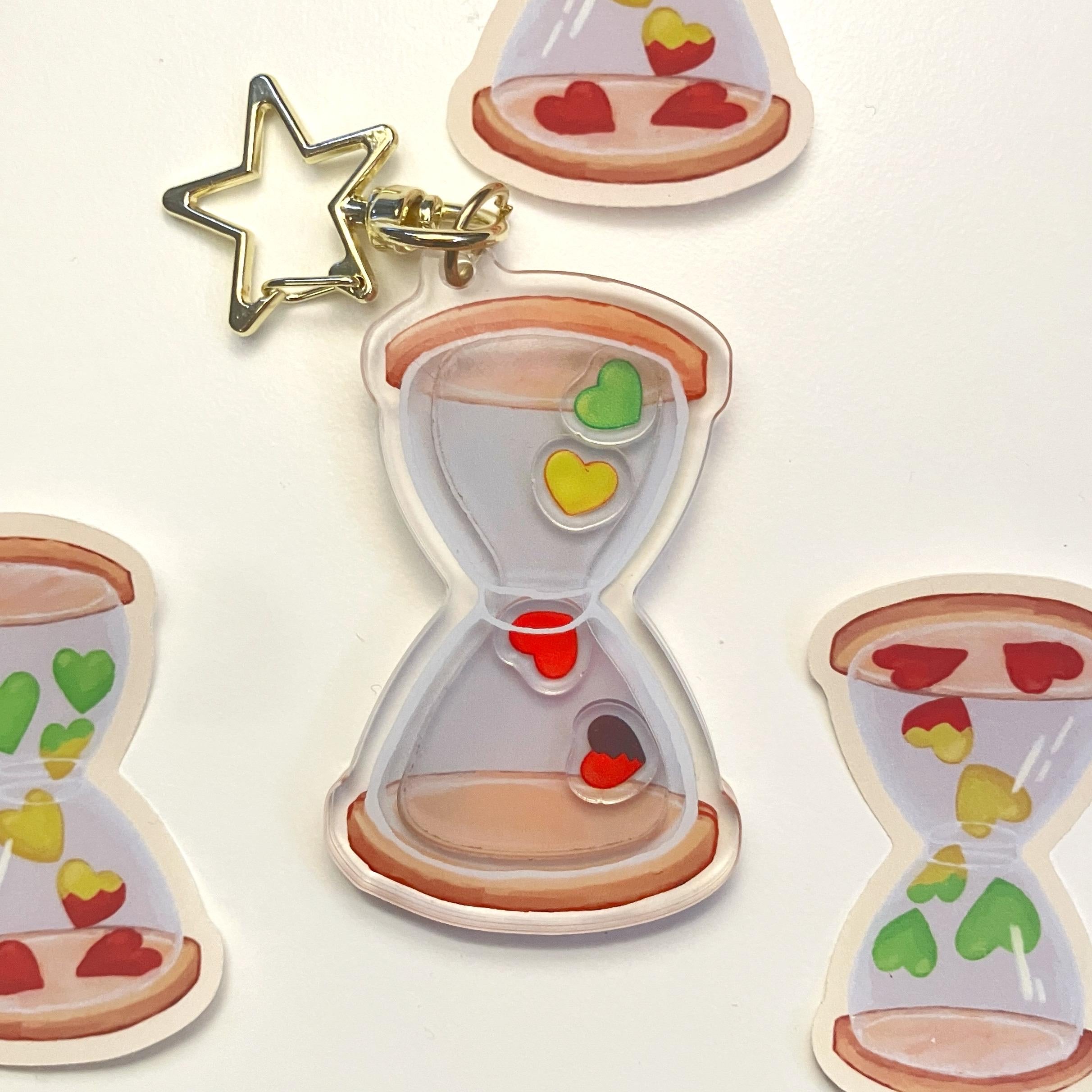 Limited life shaker keychain
