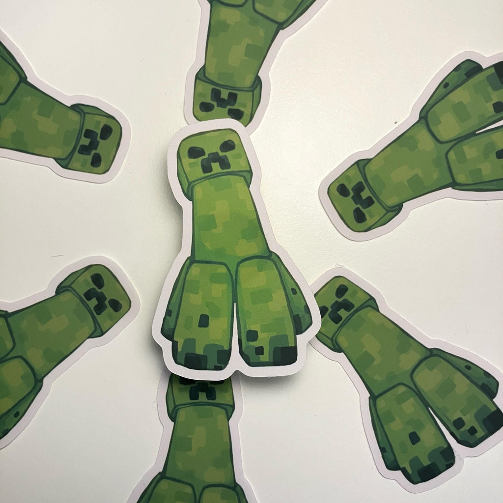 Creeper inspired sticker