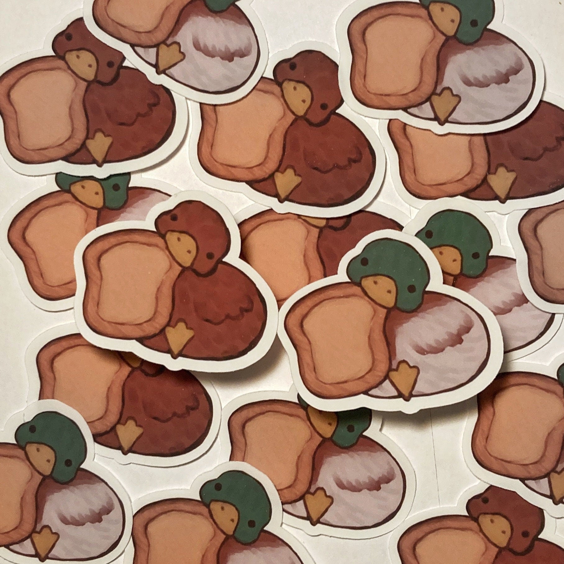 Duck with Bread Sticker