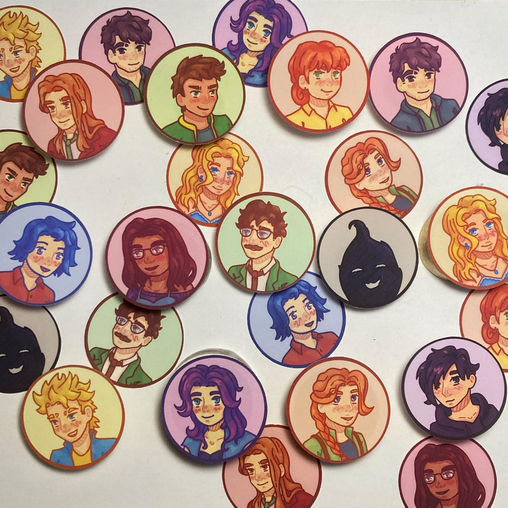 Stardew Valley inspired stickers