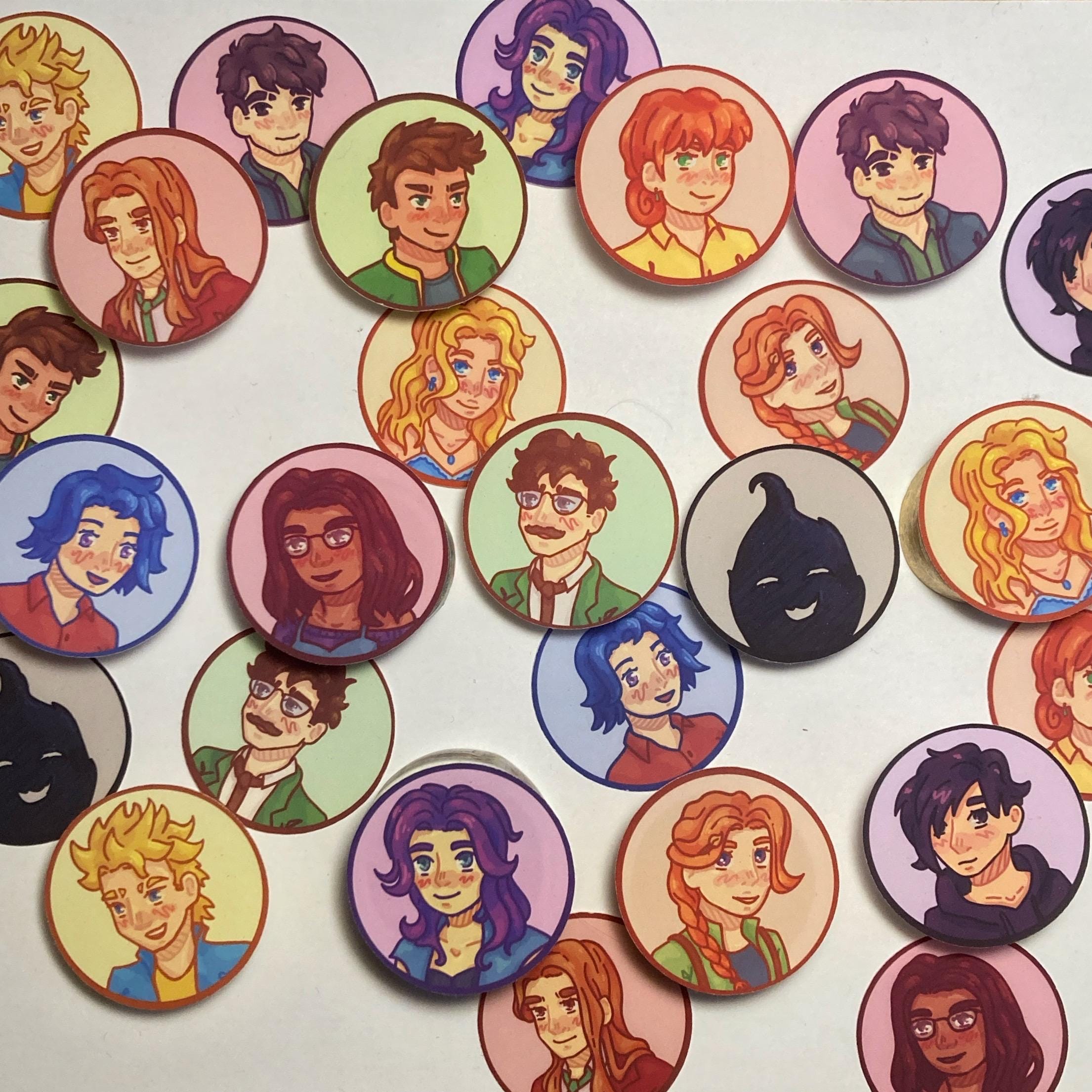 Stardew Valley inspired stickers