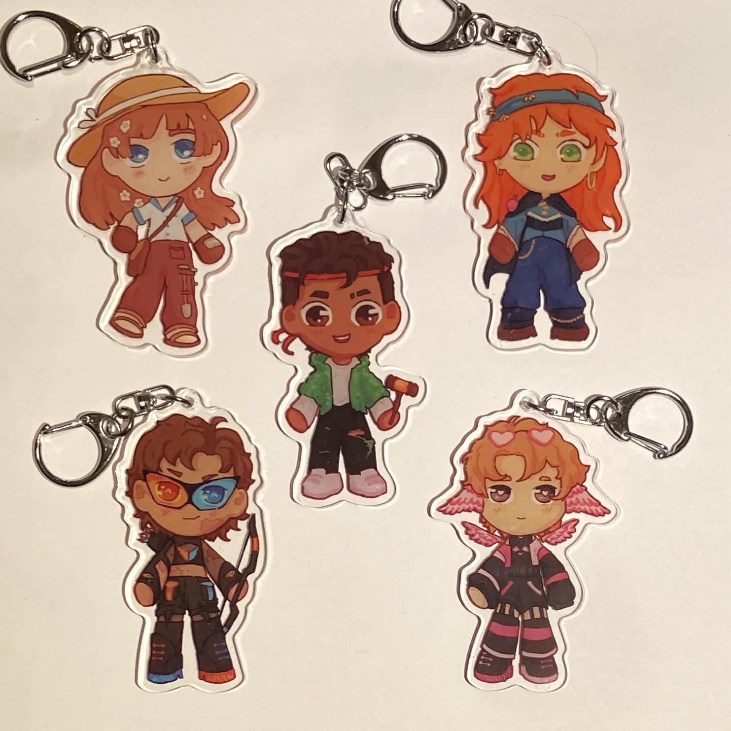 Hermitcraft Season 10 inspired Keychains