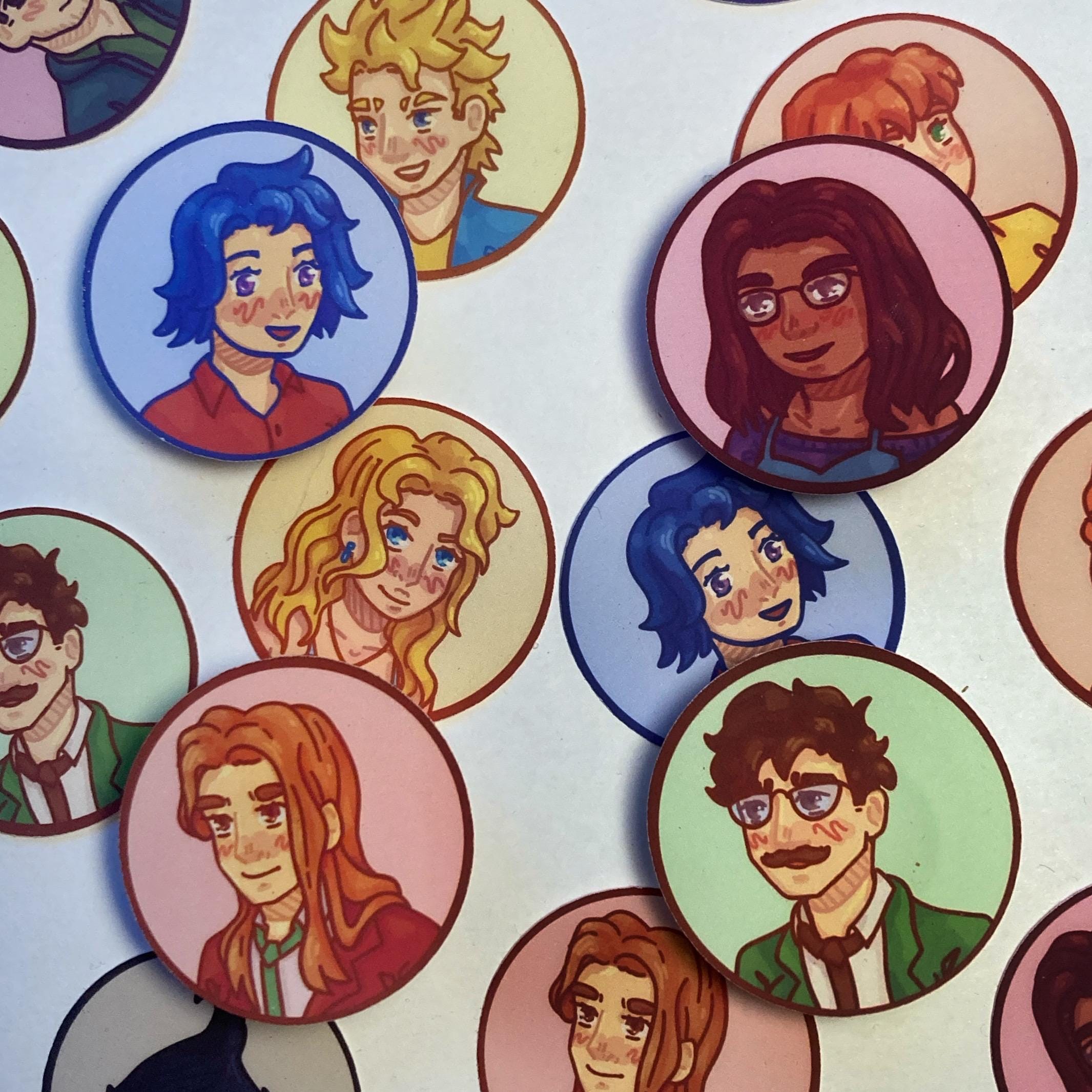 Stardew Valley inspired stickers