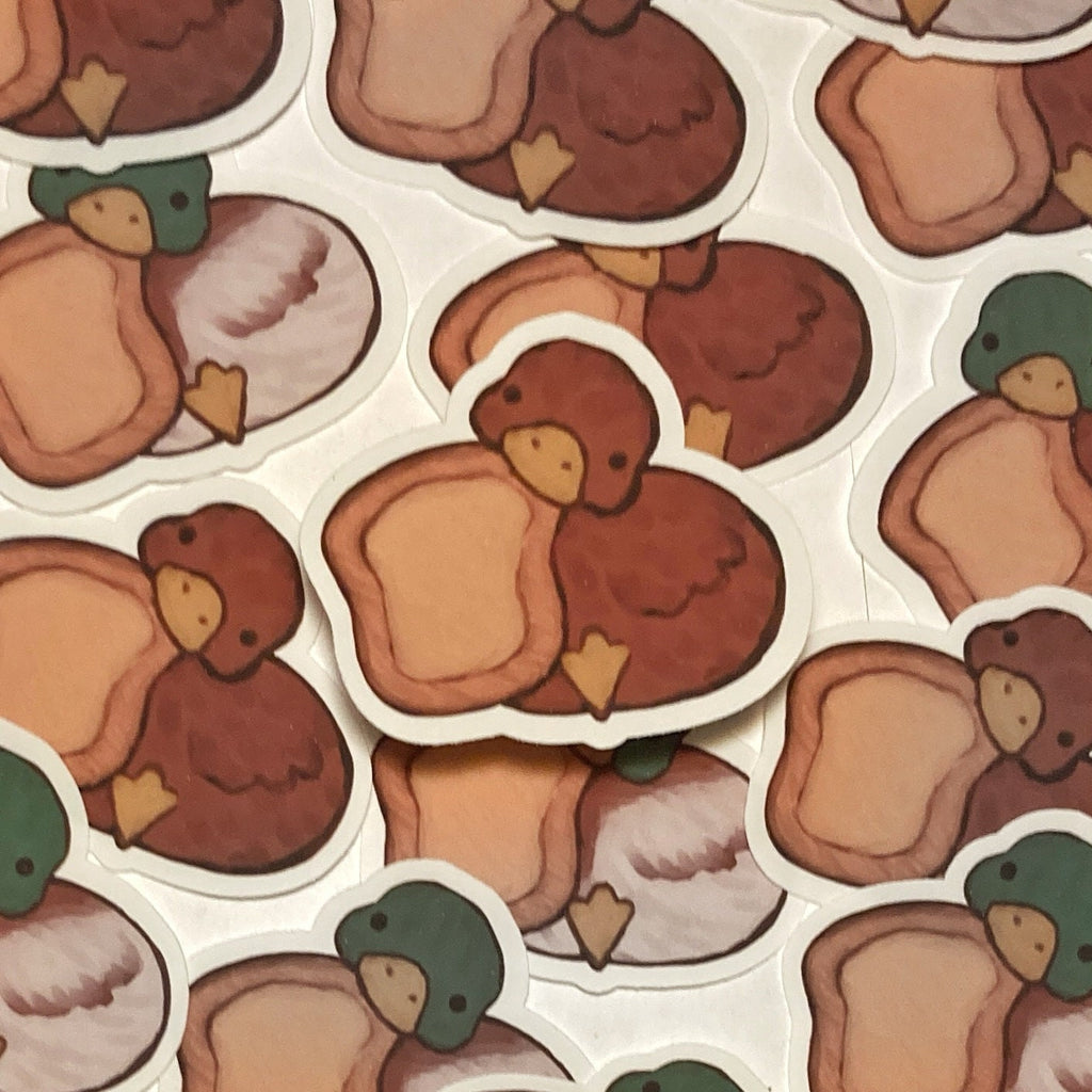 Duck with Bread Sticker