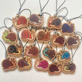 Wild life inspired snail phone charm - wooden