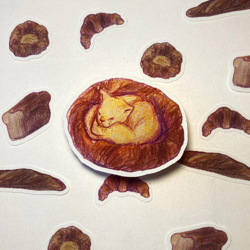 Bread cat stickers