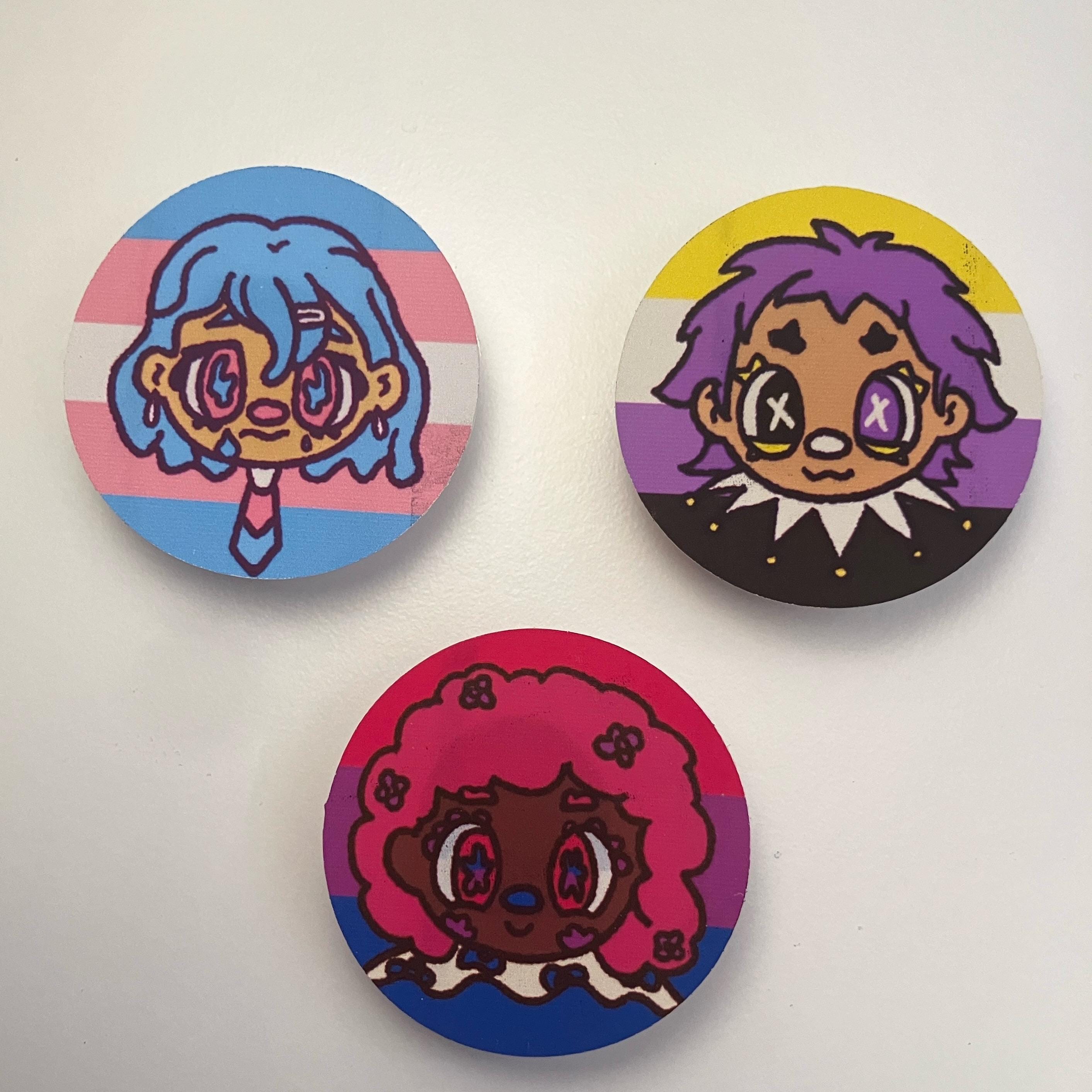 Pride Clown Stickers