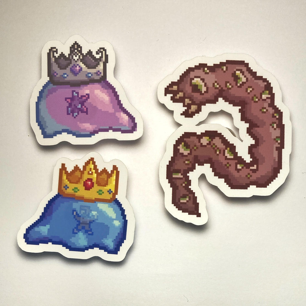 Terraria inspired Boss Stickers