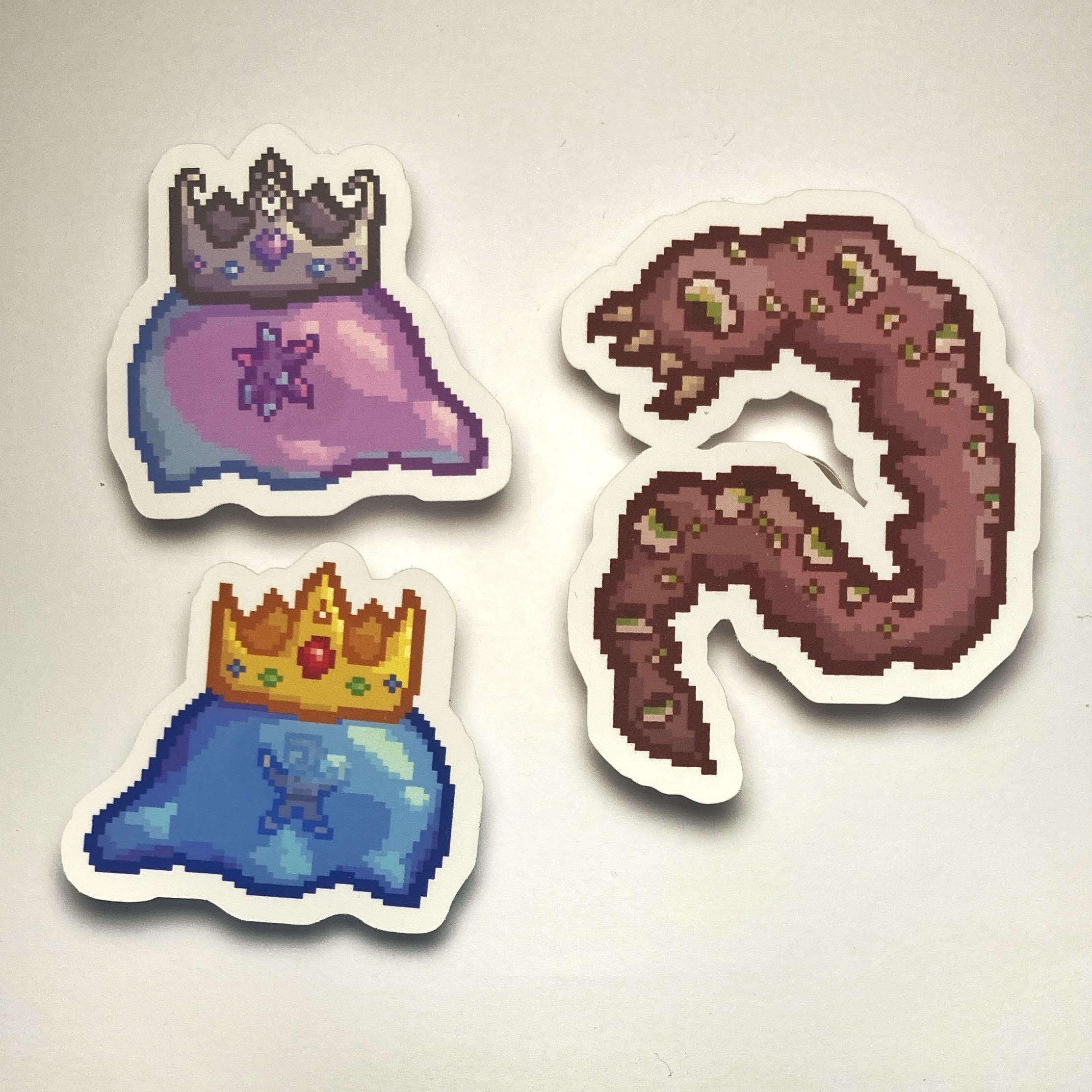 Terraria inspired Boss Stickers