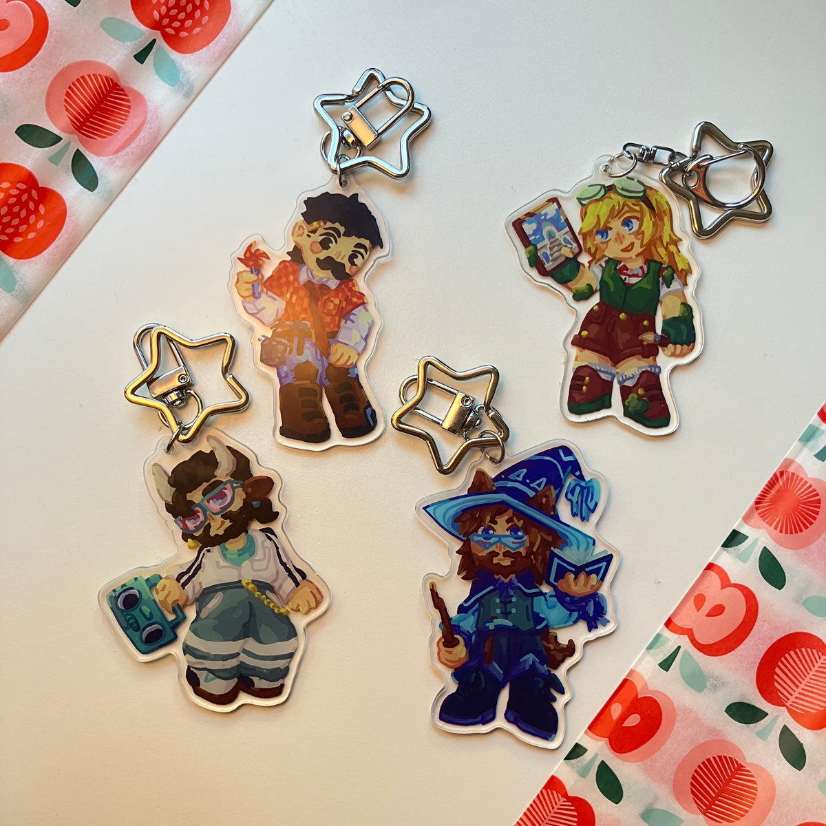 Hermitcraft Season 11 inspired Keychains