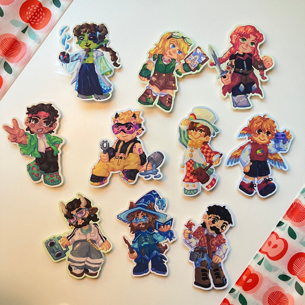 Hermitcraft season 11 inspired stickers