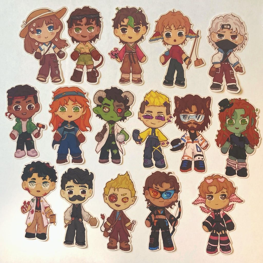 Hermitcraft season 10 inspired stickers