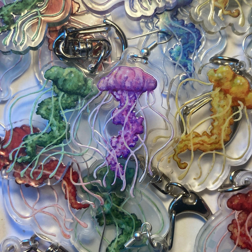 Jellyfish Keychains