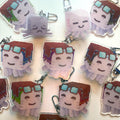 Happy Ghast inspired Acrylic Keychain