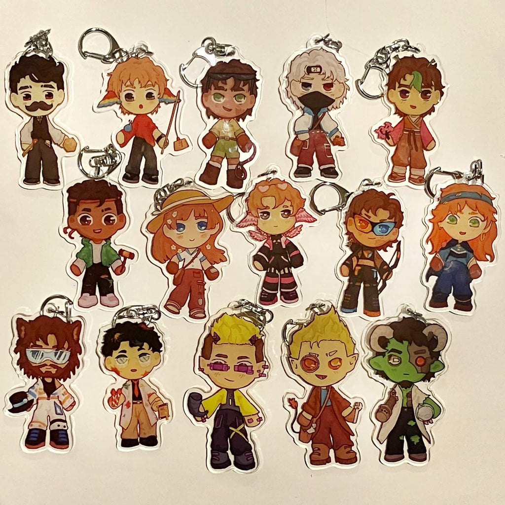 Hermitcraft Season 10 inspired Keychains