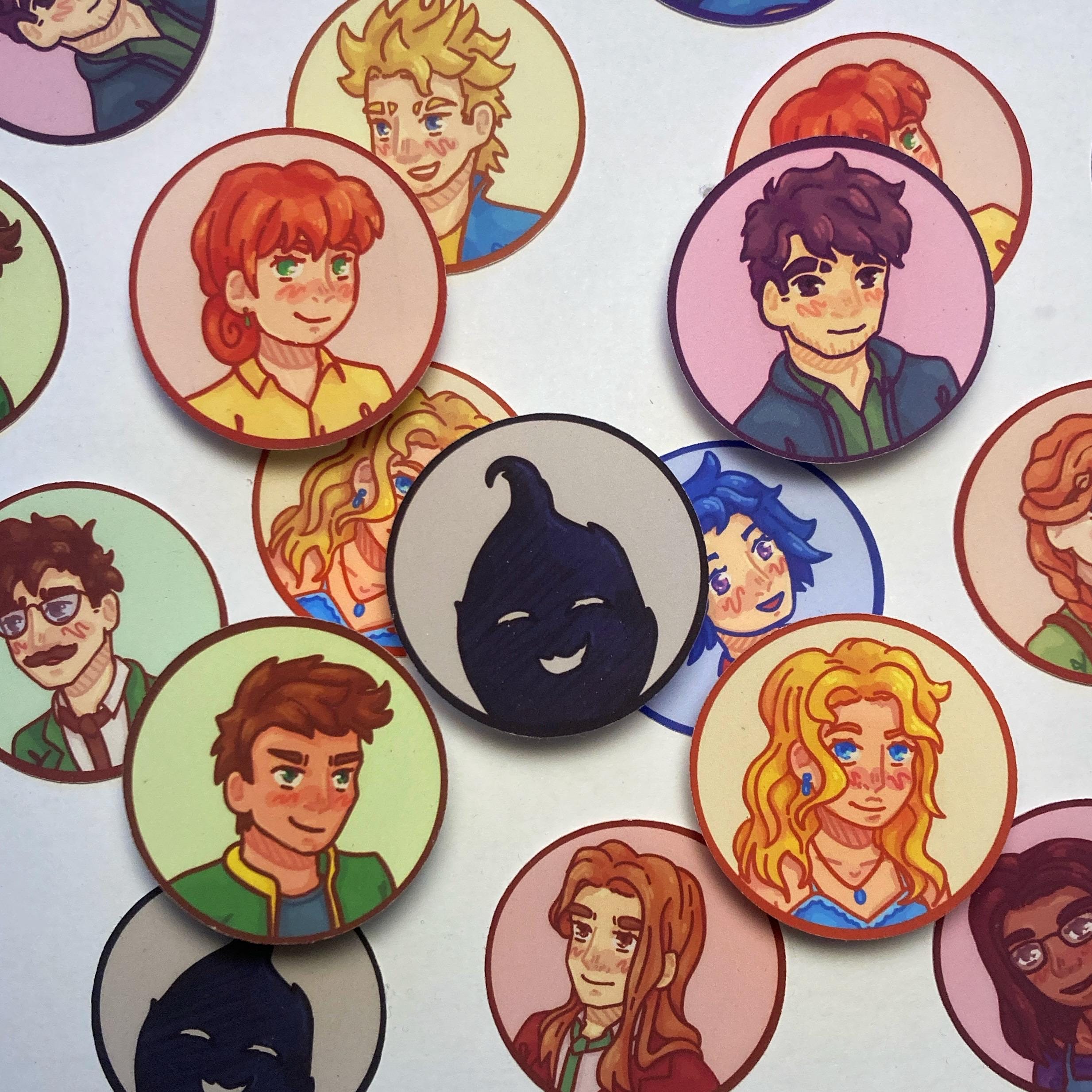 Stardew Valley inspired stickers