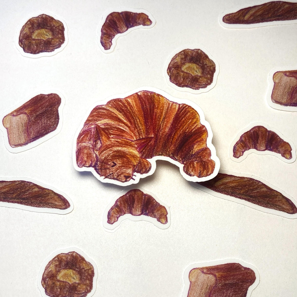 Bread cat stickers