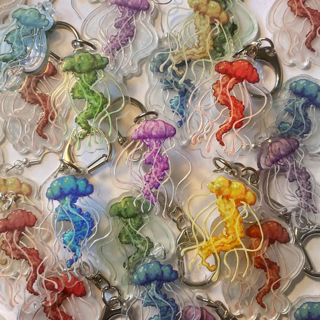 Jellyfish Keychains
