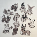 Pokemon inspired mini stickers