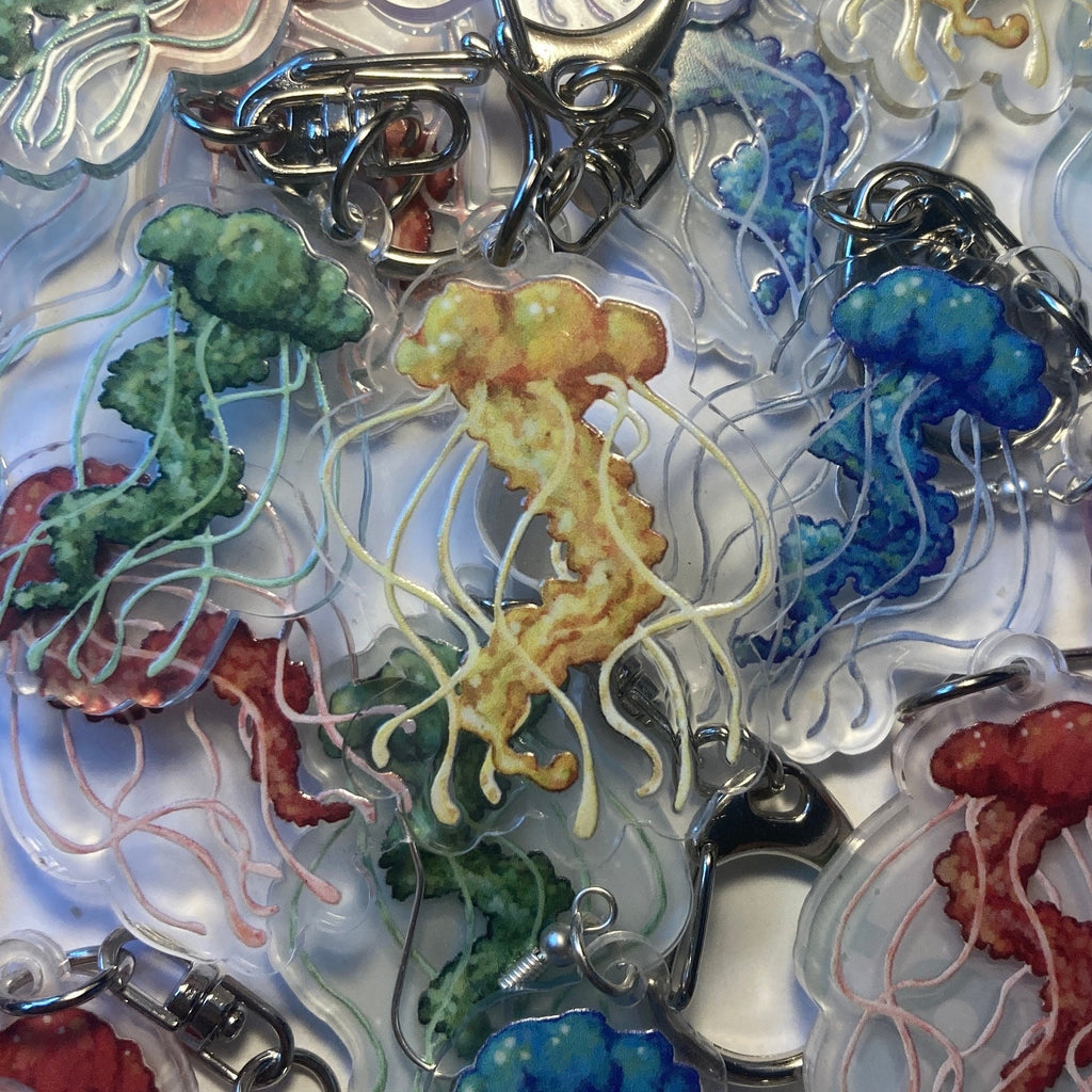 Jellyfish Keychains