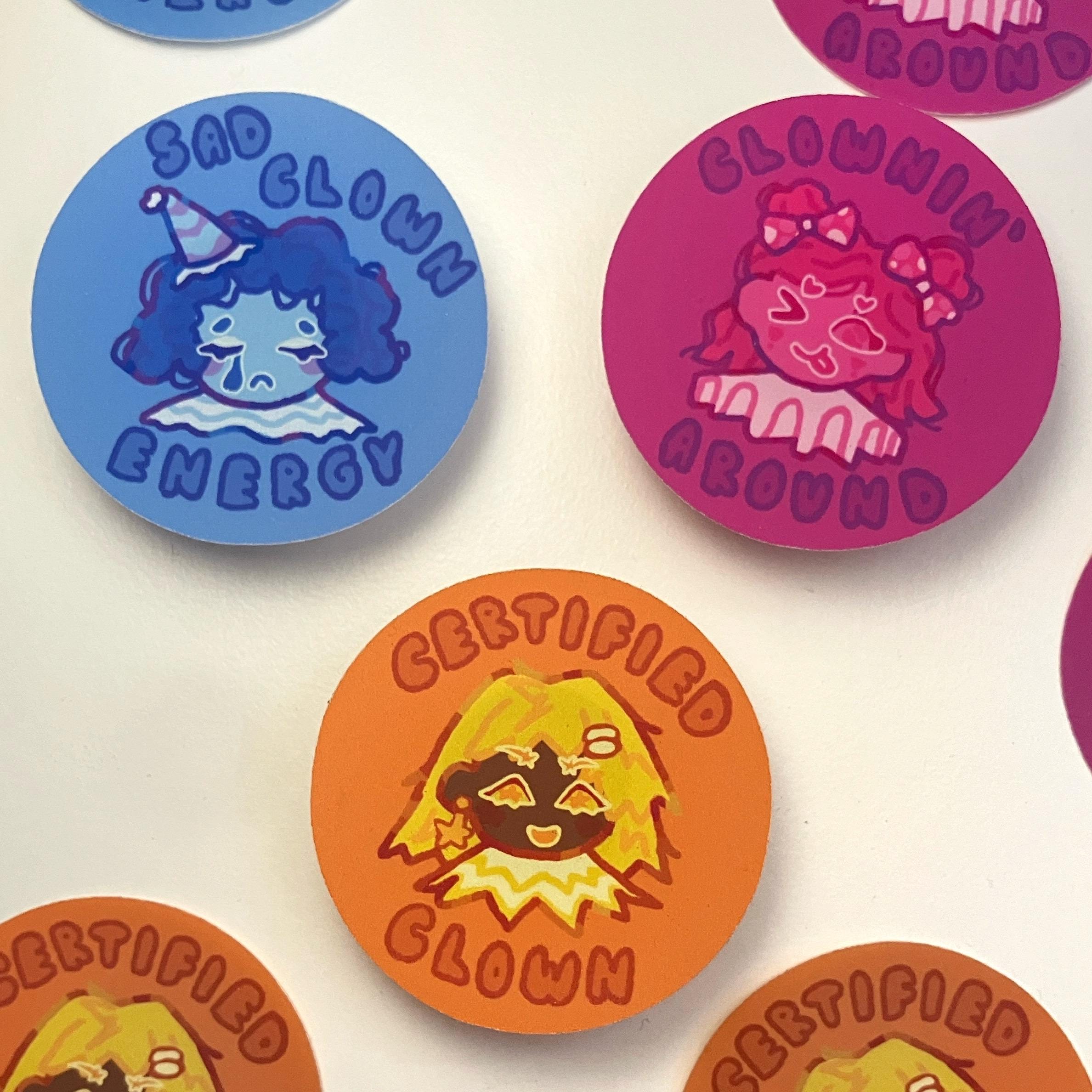 Cute Clown Stickers