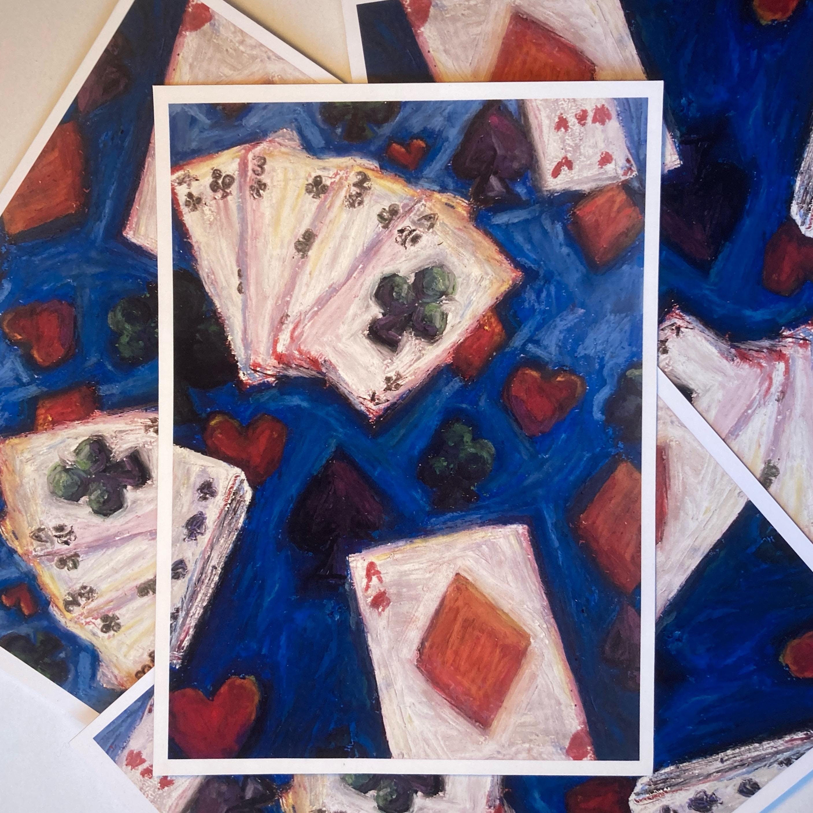 Playing Cards a5 Print