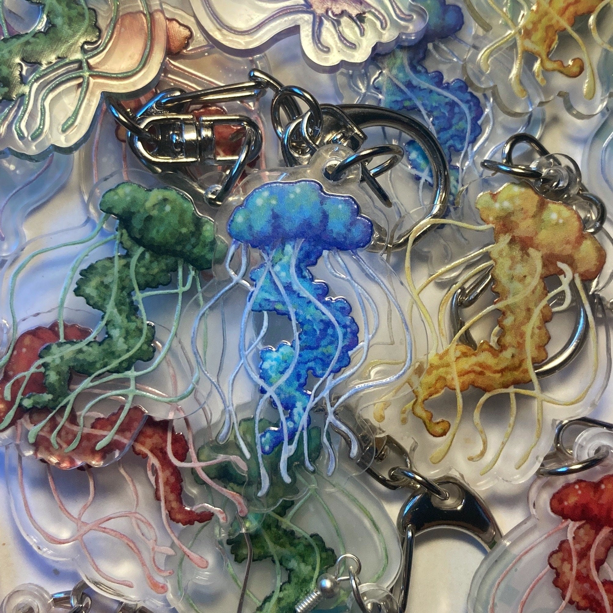 Jellyfish Keychains