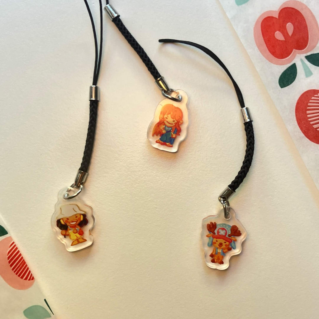 One Piece Acrylic Phone charm