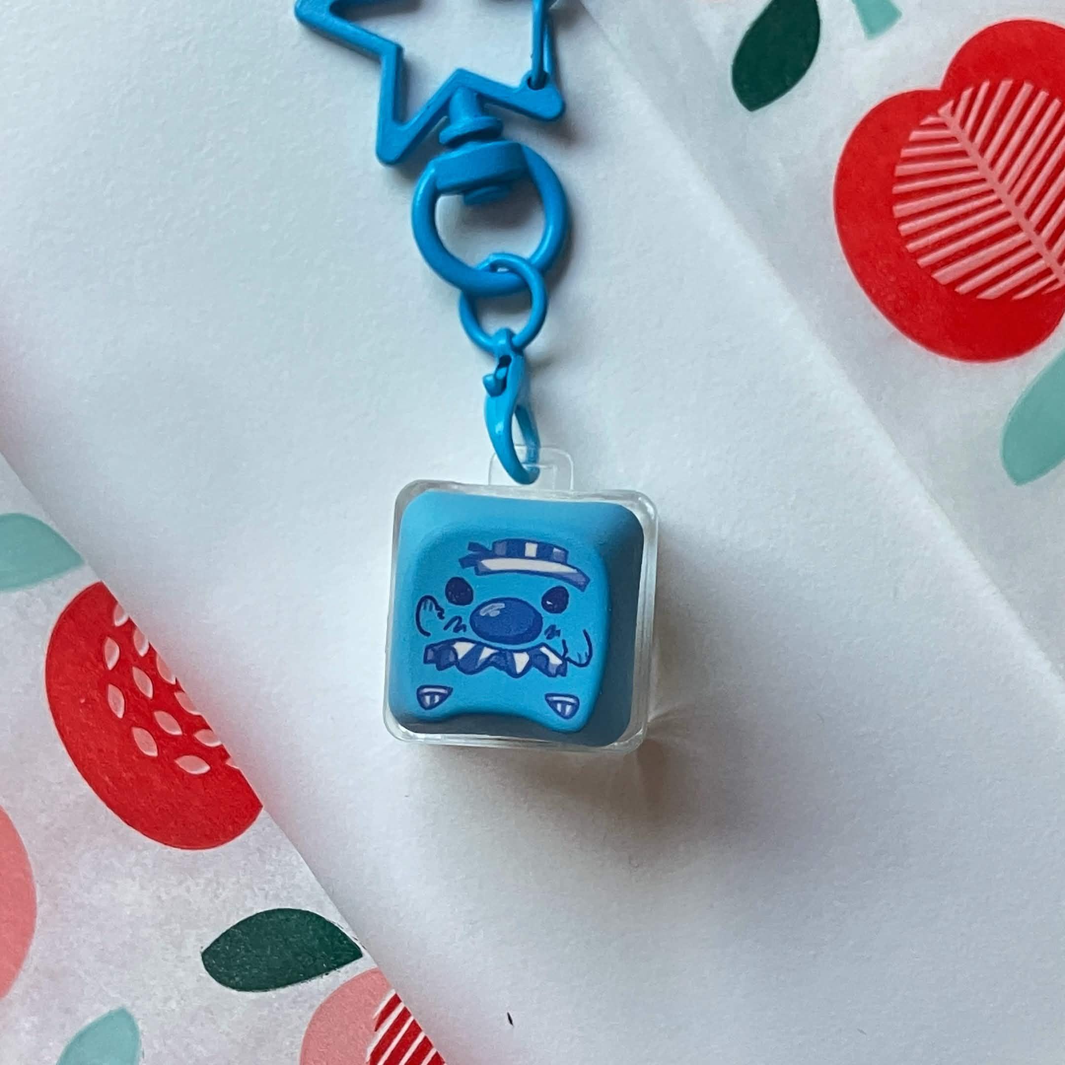 Clown Fidget Keycap Keychains RGB