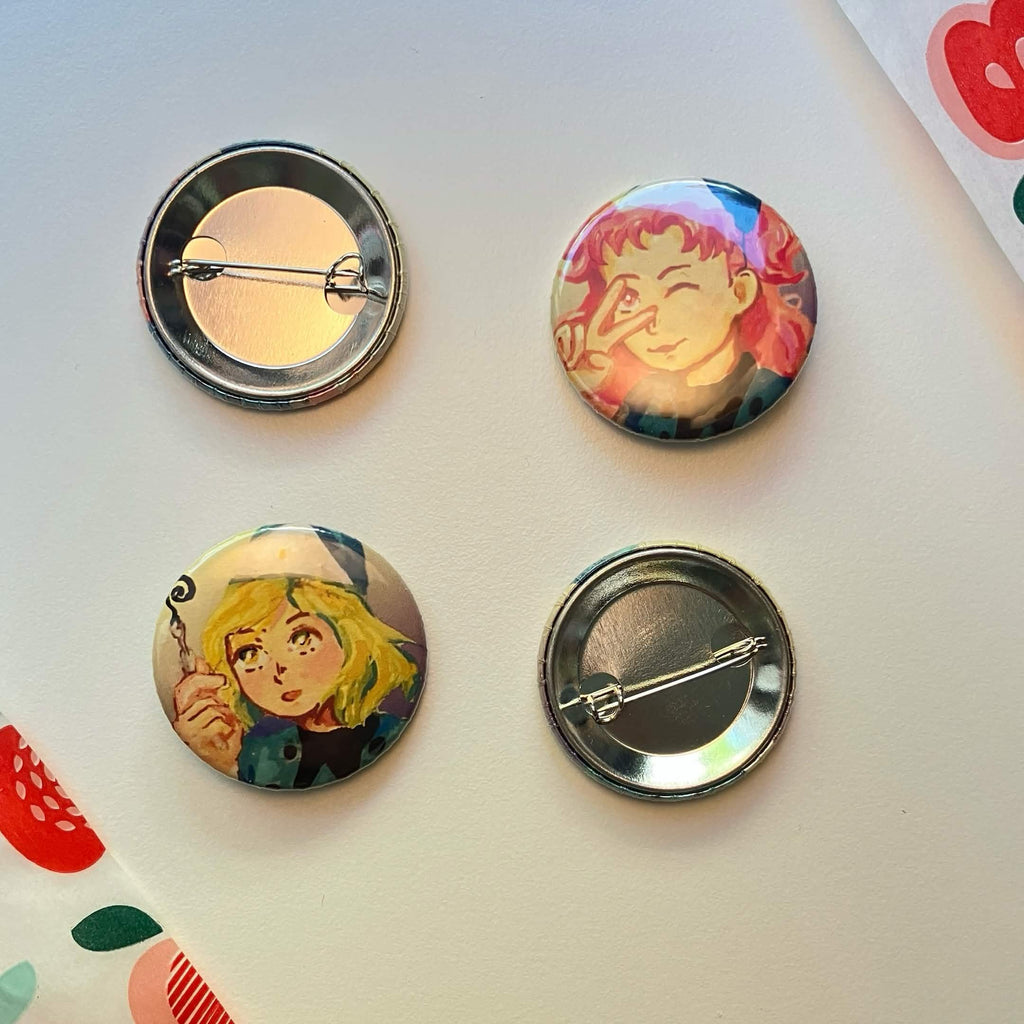 WHA inspired Button Pins