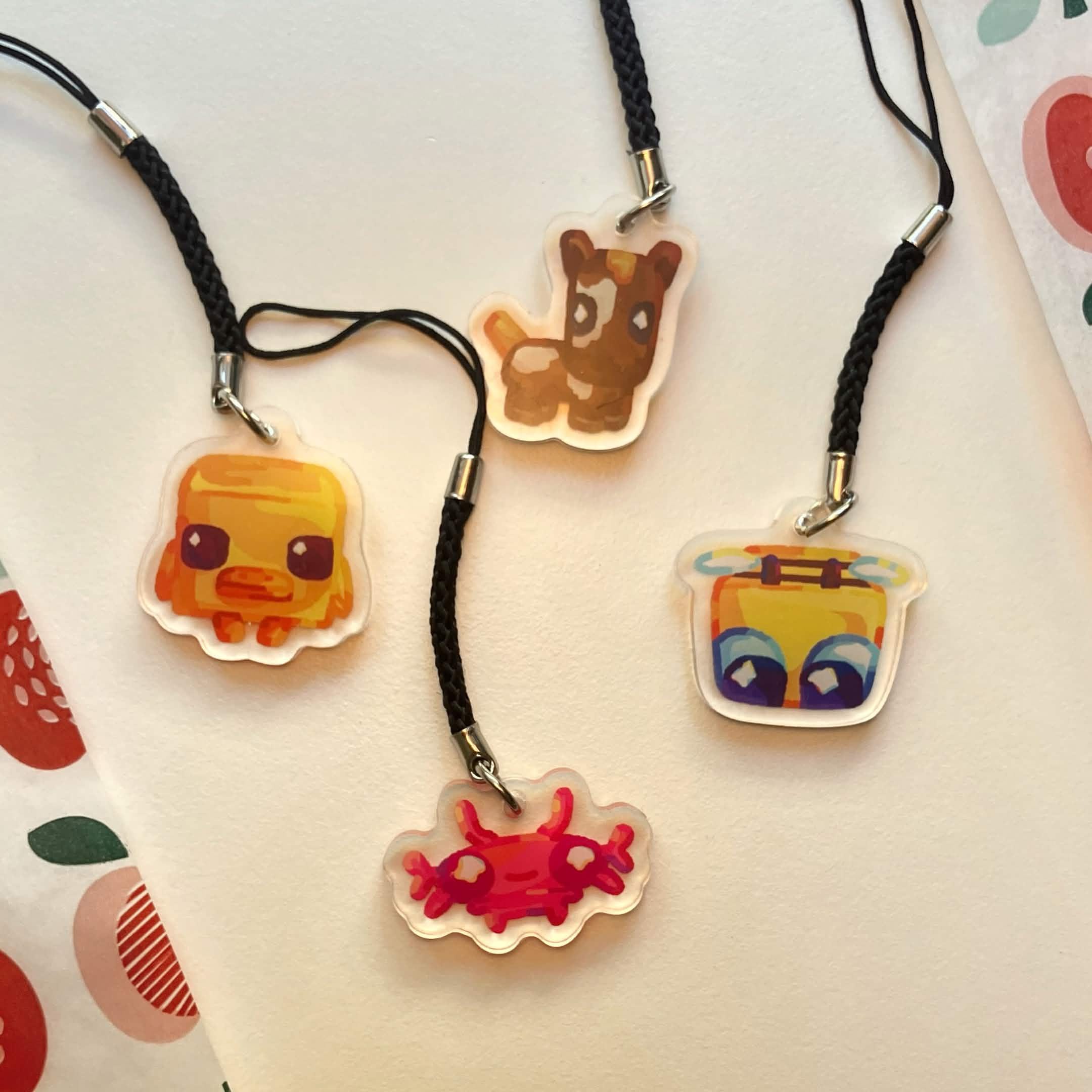 Minecraft Baby Animal phone charm
