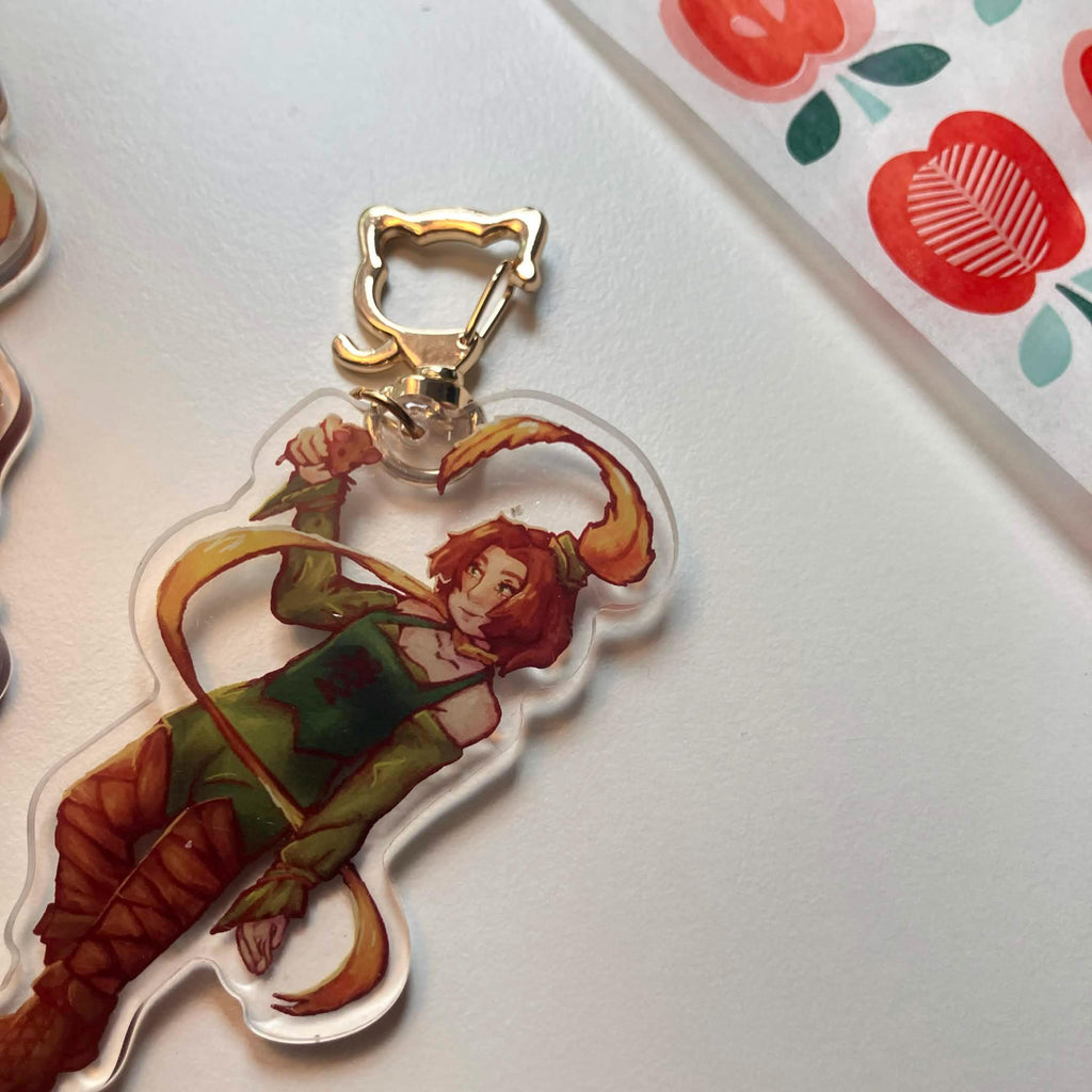Bannerfall Kitty Keychain