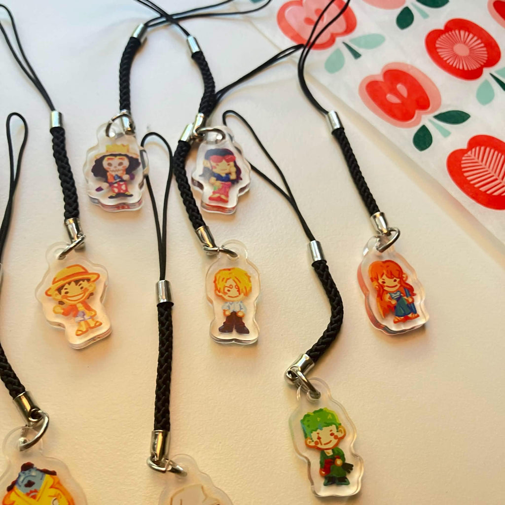 One Piece Acrylic Phone charm