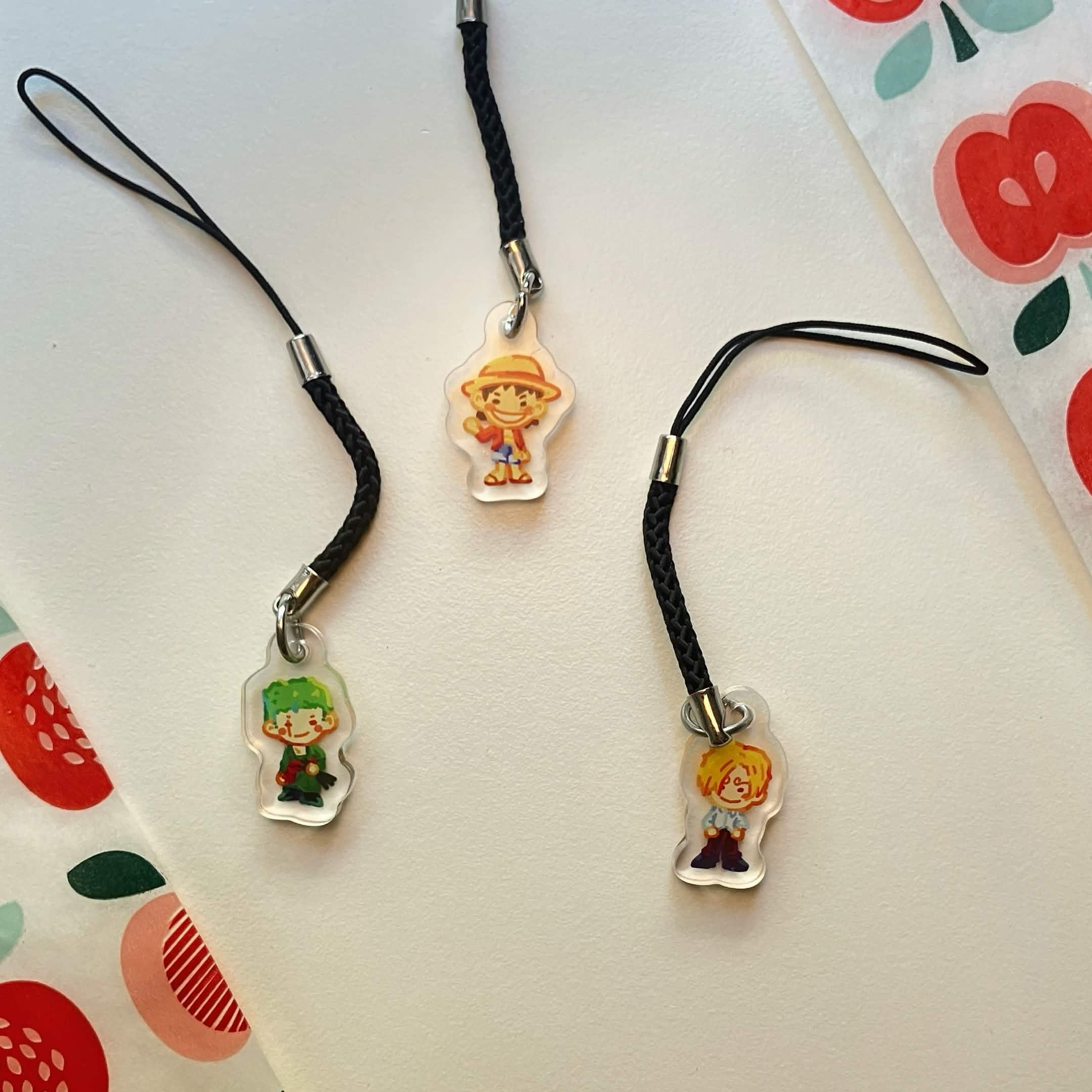 One Piece Acrylic Phone charm