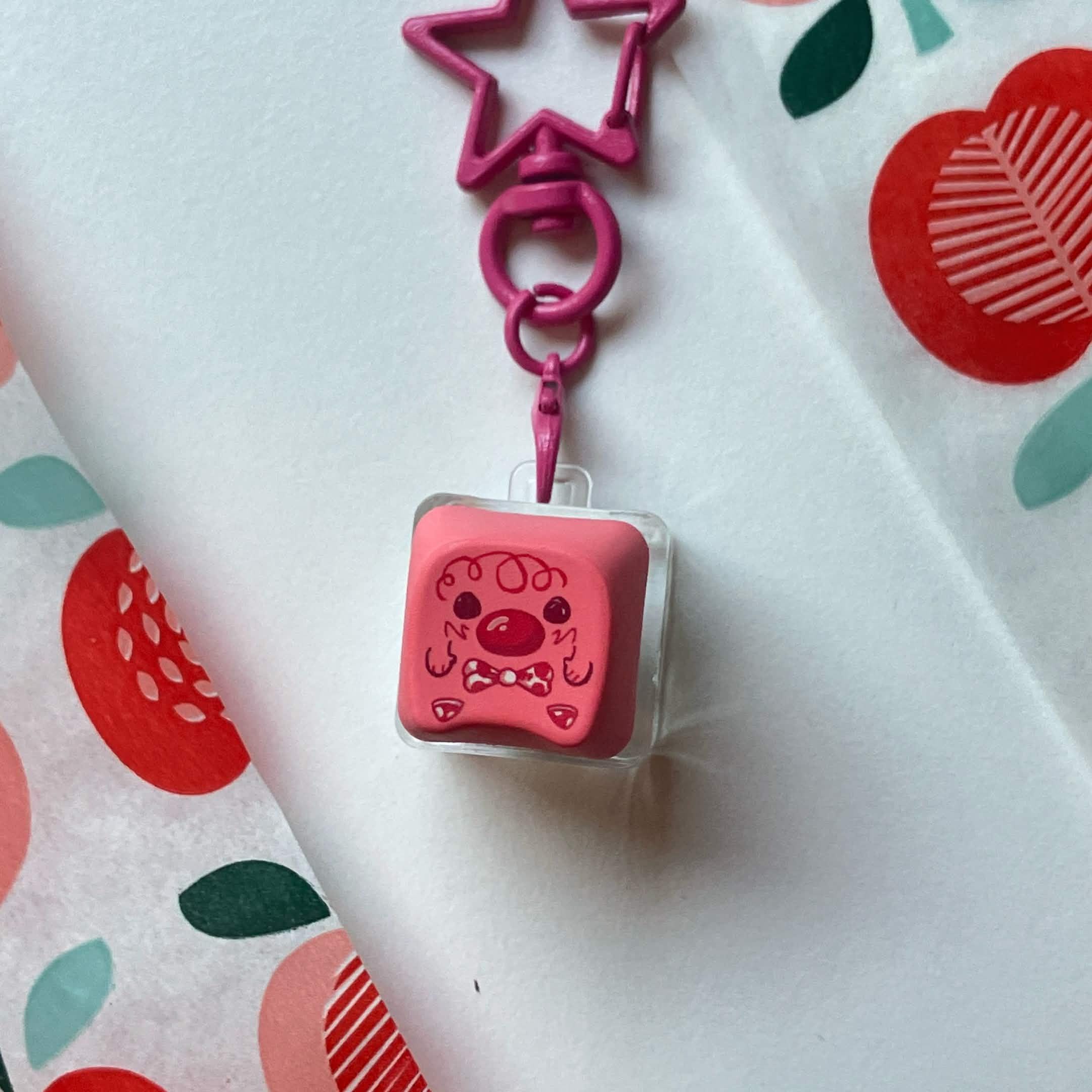 Clown Fidget Keycap Keychains RGB