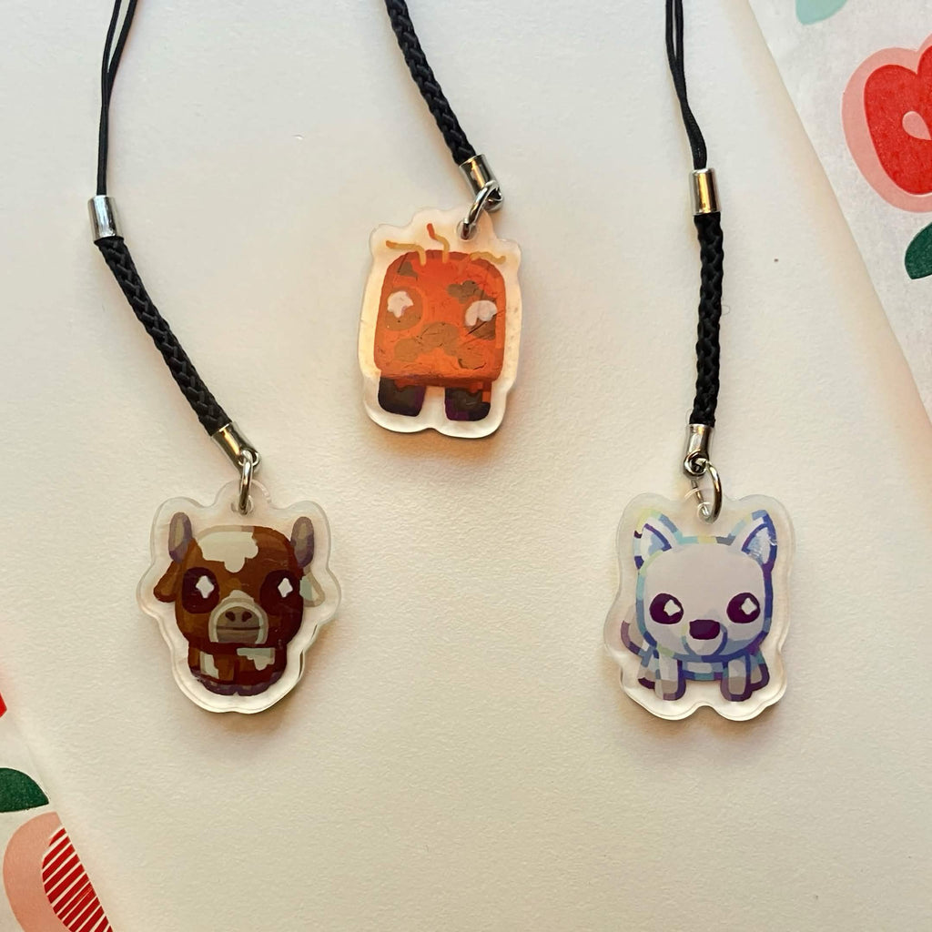 Minecraft Baby Animal phone charm