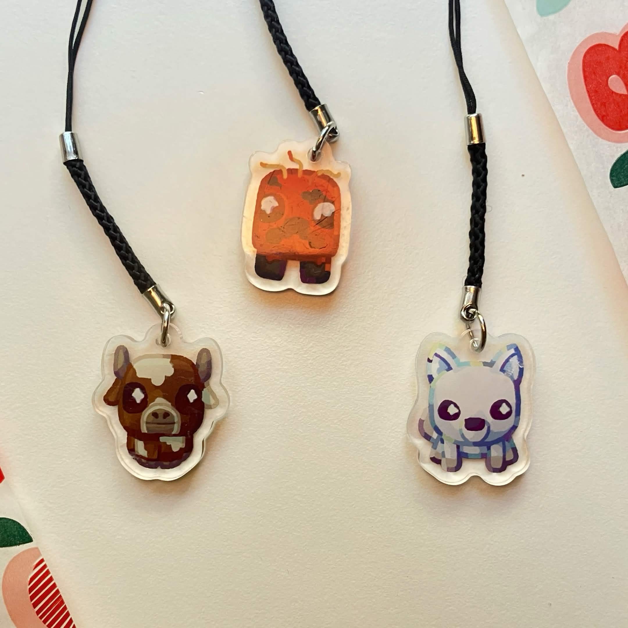 Minecraft Baby Animal phone charm